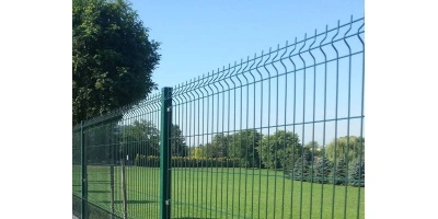 ANJIA Group – PVC coated 3D curved fence panel with triangle bend profile
